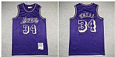 Lakers 34 Shaquille O'Neal Purple 1996-97 Hardwood Classics Jersey,baseball caps,new era cap wholesale,wholesale hats